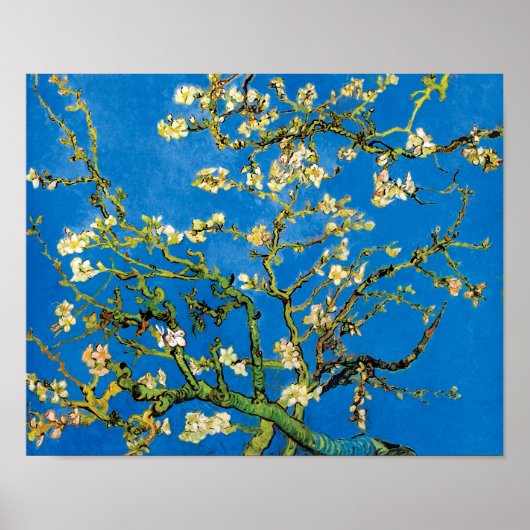 Vincent Van Gogh - Blühendes Almond Tree Kunst, Di Poster (Vorne)