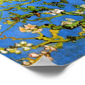 Vincent Van Gogh - Blühendes Almond Tree Kunst, Di Poster (Ecke)