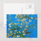 Vincent Van Gogh - Blühendes Almond Tree Kunst, Di Postkarte (Vorne/Hinten)