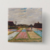 Vincent van Gogh - Blume Beds in Holland Button (Vorderseite)