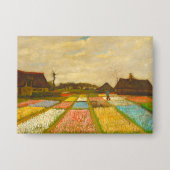 Vincent Van Gogh Blume Beds in Holland Button (Vorderseite)