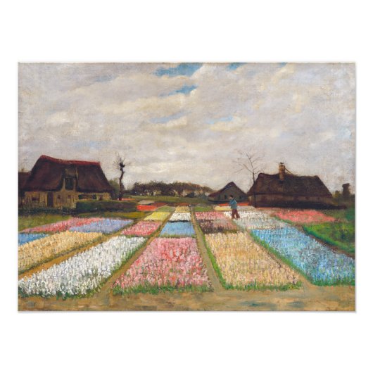 Vincent van Gogh - Blume Beds in Holland Fotodruck (Vorne)