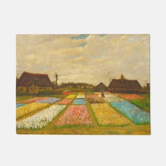 Vincent van Gogh Blume Beds in Holland Fußmatte (Vorderseite)