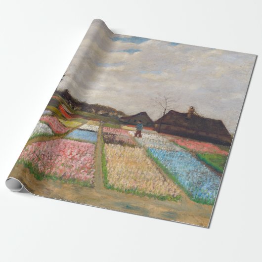 Vincent van Gogh - Blume Beds in Holland Geschenkpapier (Ungerollt)