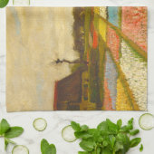 Vincent van Gogh Blume Beds in Holland Geschirrtuch (Gefaltet)