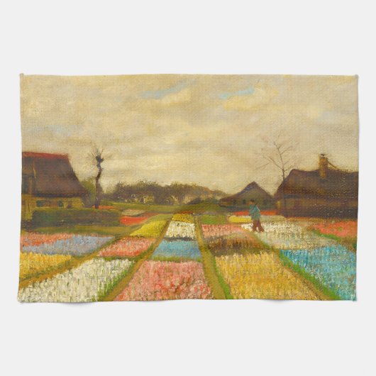Vincent van Gogh Blume Beds in Holland Geschirrtuch (Horizontal)