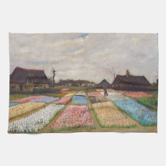 Vincent van Gogh - Blume Beds in Holland Geschirrtuch (Horizontal)