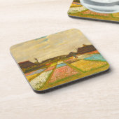 Vincent van Gogh Blume Beds in Holland Getränkeuntersetzer (Linke Seite)