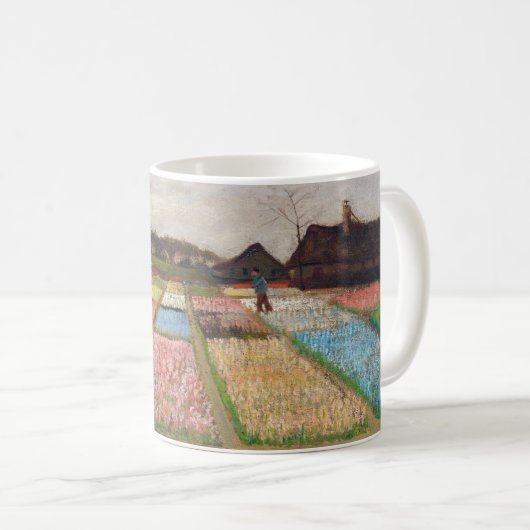 Vincent van Gogh - Blume Beds in Holland Kaffeetasse (VorderseiteRechts)