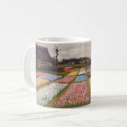 Vincent van Gogh - Blume Beds in Holland Kaffeetasse (Vorderseite Links)