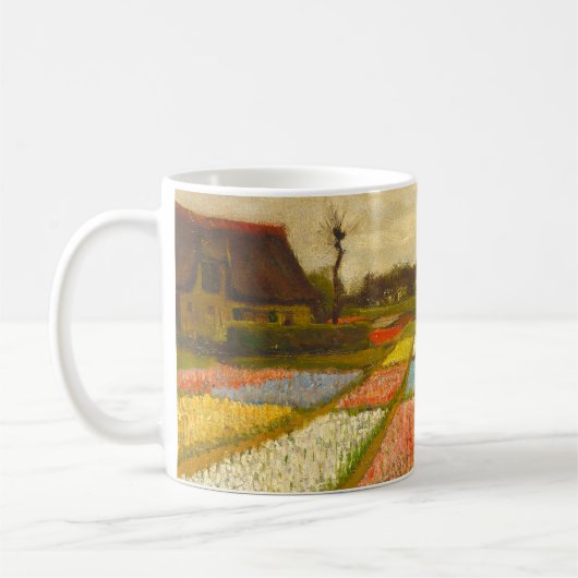Vincent van Gogh Blume Beds in Holland Kaffeetasse (Links)