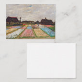 Vincent van Gogh - Blume Beds in Holland Mitteilungskarte (Vorne/Hinten)