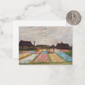 Vincent van Gogh - Blume Beds in Holland Mitteilungskarte (Vorderseite/Rückseite Beispiel)