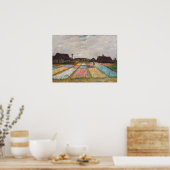 Vincent van Gogh - Blume Beds in Holland Poster (Küche)