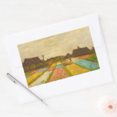 Vincent van Gogh Blume Beds in Holland Rechteckiger Aufkleber (Umschlag)