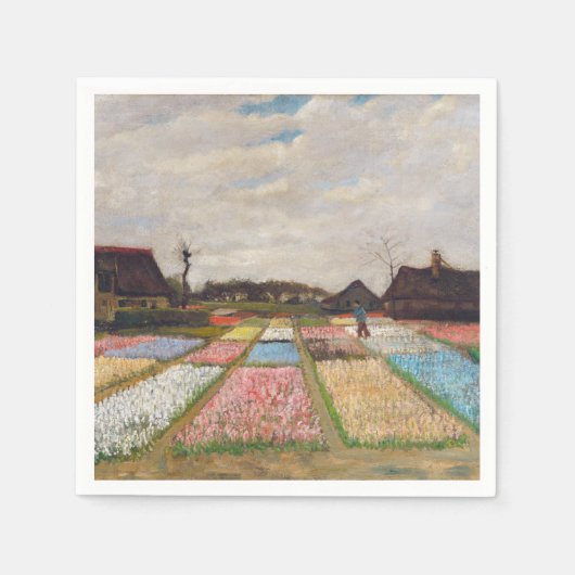Vincent van Gogh - Blume Beds in Holland Serviette (Vorderseite)