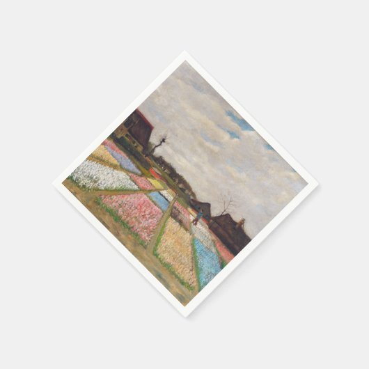 Vincent van Gogh - Blume Beds in Holland Serviette (Ecke)