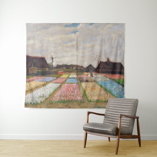 Vincent van Gogh - Blume Beds in Holland Wandteppich (Beispiel (Horizontal))