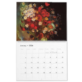 Vincent van Gogh Blume Gemälde Kalender (Jan 2026)