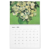 Vincent van Gogh Blume Gemälde Kalender (Mär 2026)