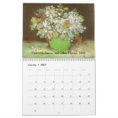 Vincent van Gogh Blume, Post-Impressionismus Art Kalender (Jan 2027)