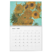Vincent van Gogh Blume, Post-Impressionismus Art Kalender (Mär 2027)