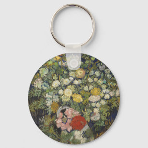 Vincent van Gogh Blumenstrauß der Blumen in Schlüsselanhänger