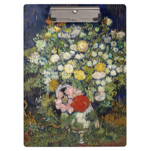 Vincent van Gogh - Blumenstrauß in einer Vase Klemmbrett