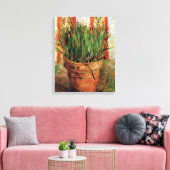 Vincent Van Gogh - Blumentopf mit Chives Leinwanddruck (Insitu (Wohnzimmer))