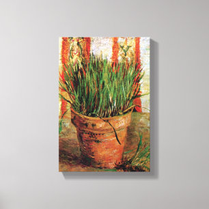 Vincent Van Gogh - Blumentopf mit Schnittlauch Leinwanddruck