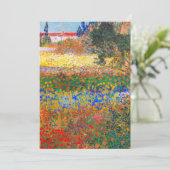 Vincent Van Gogh Blütengarten Ankündigung (Stehend Vorderseite)