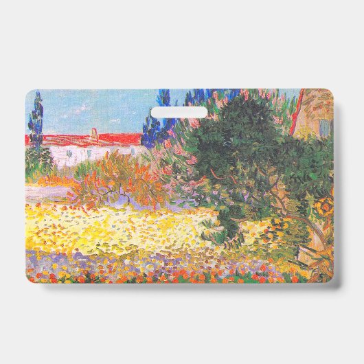 Vincent Van Gogh Blütengarten Ausweis (Vorderseite)