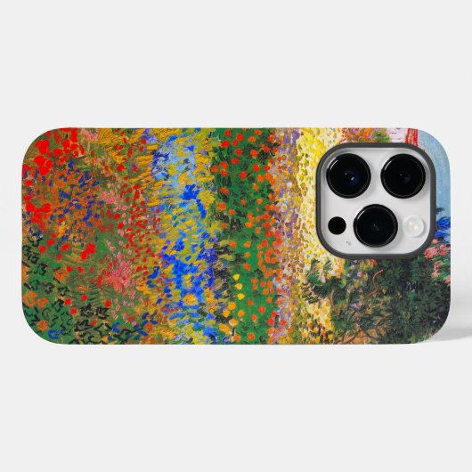 Vincent Van Gogh Blütengarten Case-Mate iPhone Hülle (Rückseite (Horizontal))