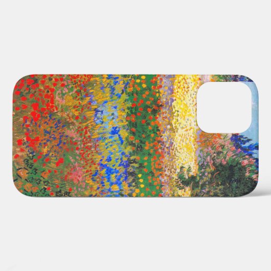 Vincent Van Gogh Blütengarten Case-Mate iPhone Hülle (Rückseite (Horizontal))