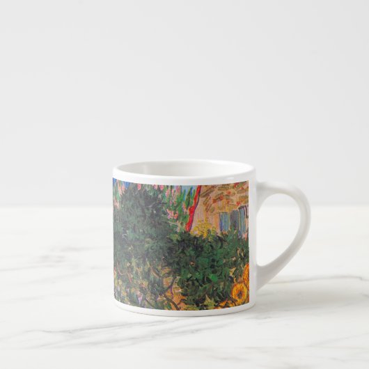 Vincent Van Gogh Blütengarten Espressotasse (Rechts)