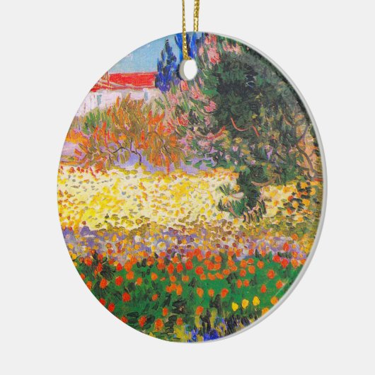 Vincent Van Gogh Blütengarten Keramik Ornament (Links)