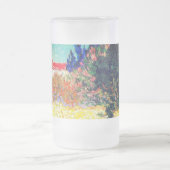 Vincent Van Gogh Blütengarten Mattglas Bierglas (Mittel)