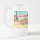 Vincent Van Gogh Blütengarten Mattglas Bierglas (Links)