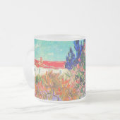 Vincent Van Gogh Blütengarten Mattglastasse (Vorderseite Links)