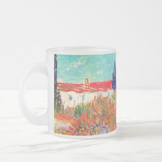 Vincent Van Gogh Blütengarten Mattglastasse (Links)