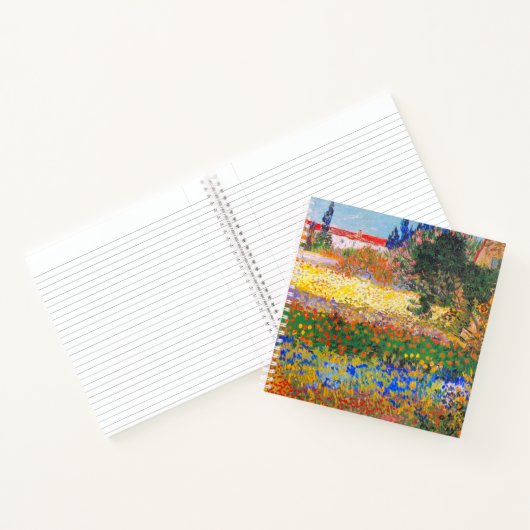 Vincent Van Gogh Blütengarten Notizblock (Innenseite)