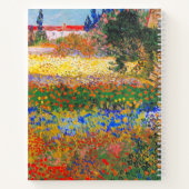 Vincent Van Gogh Blütengarten Notizblock (Rückseite)