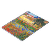 Vincent Van Gogh Blütengarten Notizblock (Linke Seite)