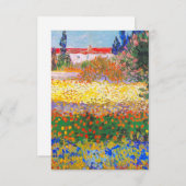 Vincent Van Gogh Blütengarten RSVP Karte (Vorne/Hinten)