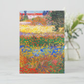 Vincent Van Gogh Blütengarten Save The Date (Stehend Vorderseite)