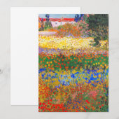 Vincent Van Gogh Blütengarten Save The Date (Vorne/Hinten)