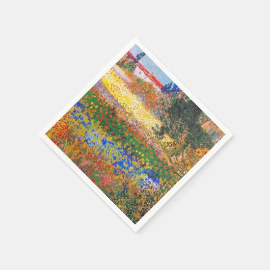 Vincent Van Gogh Blütengarten Serviette (Ecke)