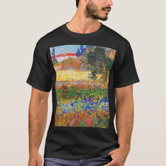 Vincent Van Gogh Blütengarten T-Shirt (Vorderseite)