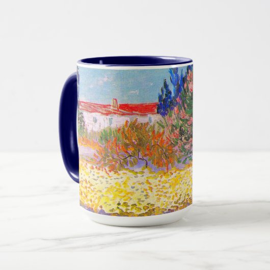 Vincent Van Gogh Blütengarten Tasse (Vorderseite Links)