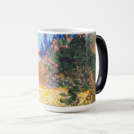 Vincent Van Gogh Blütengarten Verwandlungstasse (VorderseiteRechts)